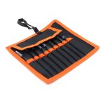 JIAFA JF-8118 9 in 1 Antistatische Präzisionspinzette mit Tasche (schwarz) – Bild 12