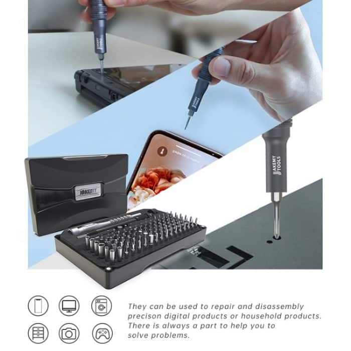 JAKEMY JM-8177 106 in 1 Schraubendreher Bitkopf Verlängerungsstange Multifunktionales Kombinationsreparaturwerkzeugset – Bild 6