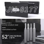 JAKEMY JM-8177 106 in 1 Schraubendreher Bitkopf Verlängerungsstange Multifunktionales Kombinationsreparaturwerkzeugset – Bild 9