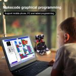 Yahboom Microbit Smart Robot Car Bitbot mit IR und APP für Micro:bit V2/V1.5, ohne Micro:bit V2/V1.5 Board – Bild 7