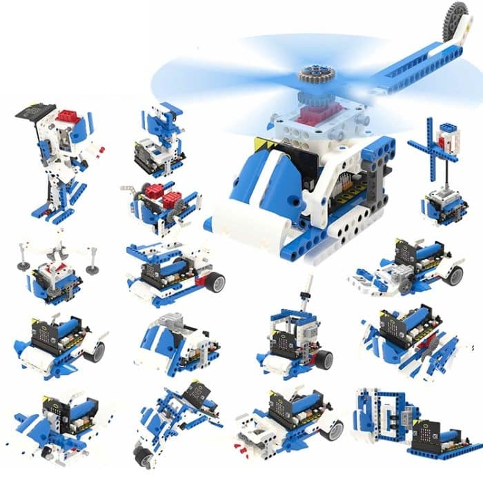 GPT0789.jpg Yahboom 16 in 1 Building:bit Super Kit Programmierbares Building Block Kit Kompatibel mit BBC Micro:bit V1.5/V2 Board, ohne micro:bit – Bild 1