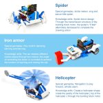 Yahboom 16 in 1 Building:bit Super Kit Programmierbares Building Block Kit Kompatibel mit BBC Micro:bit V1.5/V2 Board, ohne micro:bit – Bild 6