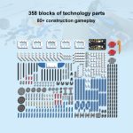 Yahboom 16 in 1 Building:bit Super Kit Programmierbares Building Block Kit Kompatibel mit BBC Micro:bit V1.5/V2 Board, ohne micro:bit – Bild 8