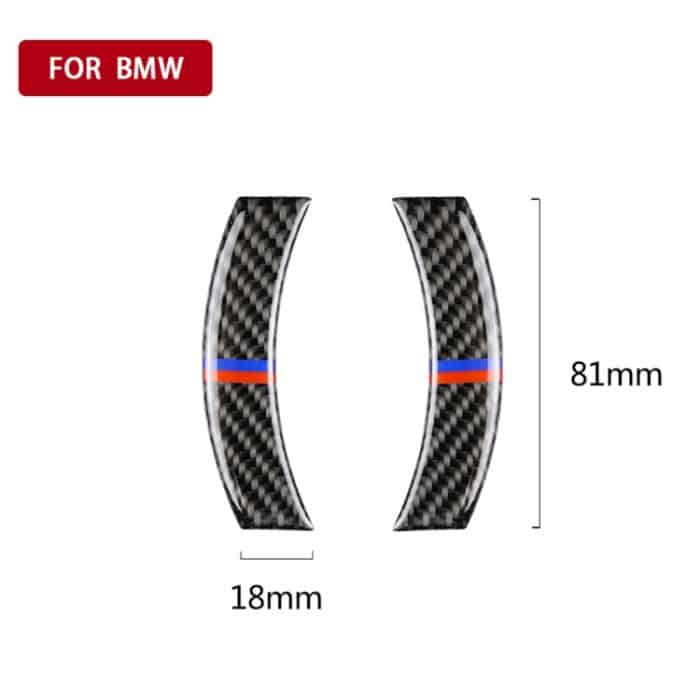 2 PCS Rot Blau Farbe Auto F Fahrgestell Navigationsfeld Kohlefaser Dekorativer Aufkleber für BMW Mini Cooper Countryman Clubman F54 / F55 / F56 / F60 – Bild 5