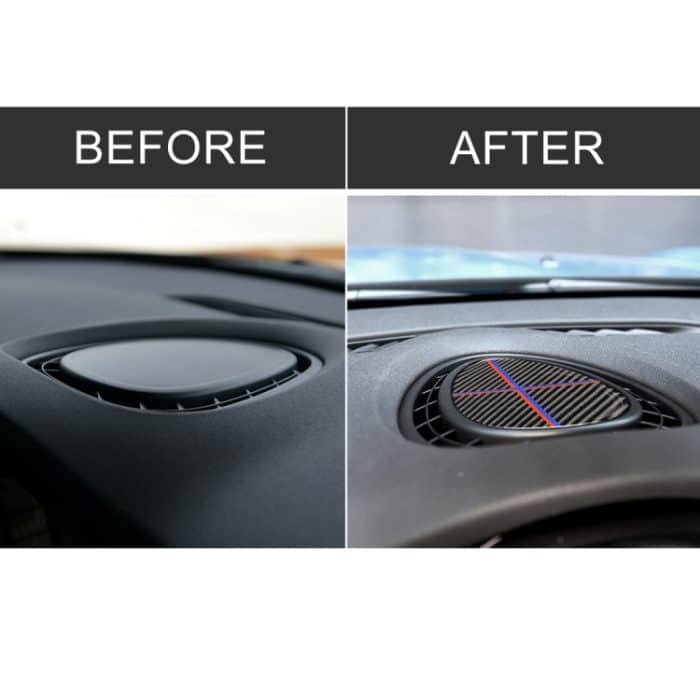 Rot Blau Farbe Auto F Fahrgestell Instrumentierung Konsole Panel Kohlefaser Dekorativer Aufkleber für BMW Mini Cooper JCW One F56 / F55 / F54 – Bild 7