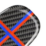 Rot Blau Farbe Autositzlehnengriff Kohlefaser Dekorativer Aufkleber für BMW Mini Cooper F55 / F56 – Bild 3