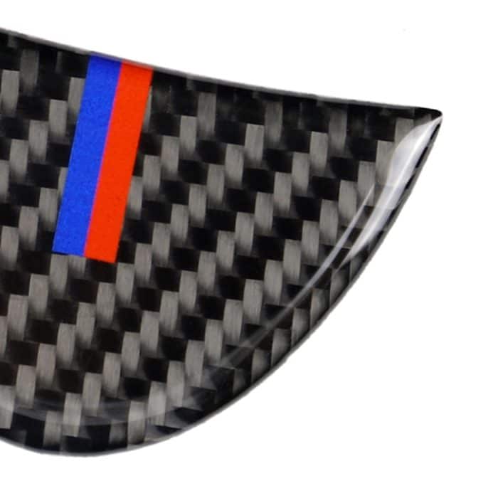Rot Blau Farbe Autolenkrad Carbonfaser Dekorativer Aufkleber für BMW Mini R53 / R55 / R57 / R58 / R59 / R60 / R50 / R52 / F55 / F56 – Bild 3