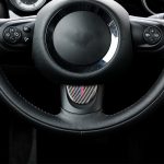 Rot Blau Farbe Autolenkrad Carbonfaser Dekorativer Aufkleber für BMW Mini R53 / R55 / R57 / R58 / R59 / R60 / R50 / R52 / F55 / F56 – Bild 6