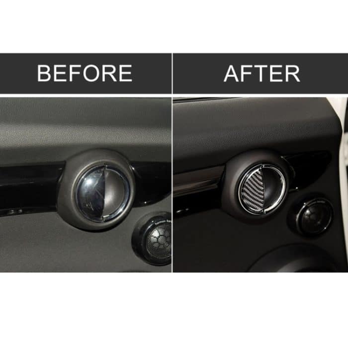 2 PCS R / F Universal-Autotürgriff Carbonfaser-Aufkleber für BMW Mini R55 / R56 / R60 / R61 / F55 / F54 / F60 – Bild 7