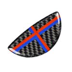 2 PCS Rot Blau Farbe R / F Universal Autotürgriff Kohlefaser Dekorativer Aufkleber für BMW Mini R55 / R56 / R60 / R61 / F55 / F54 / F60 – Bild 3