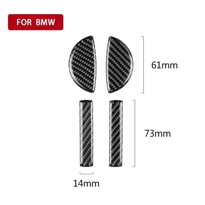 4 PCS Car F Fahrgestell Türgriff Kohlefaser Dekorativer Aufkleber für BMW Mini Cooper Clubman Countryman F55 / F54 / F60 – Bild 5