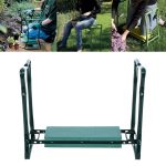 Klappbare Gartenhocker-Knieschoner aus Edelstahl