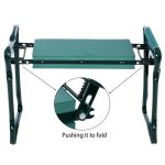 Klappbare Gartenhocker-Knieschoner aus Edelstahl – Bild 3