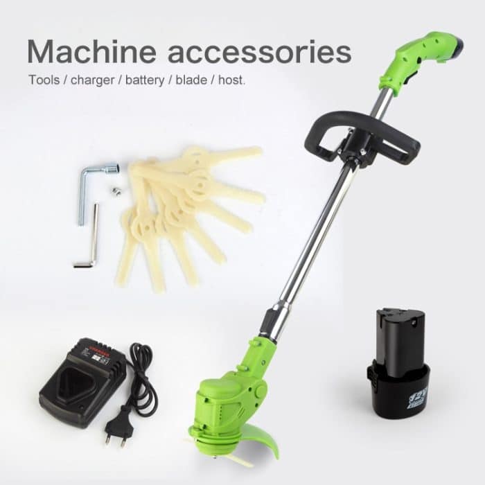 Tragbarer elektrischer Lithiumbatterie-Rasenmäher Weeder, EU-Stecker – Bild 5