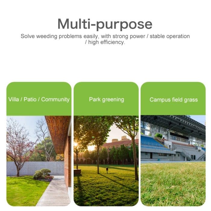Tragbarer elektrischer Lithiumbatterie-Rasenmäher Weeder, EU-Stecker – Bild 8