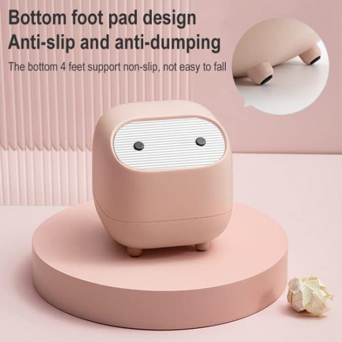 Desktop-Mülleimer Mini Dual-Layer-Push-Mülleimer – Bild 5