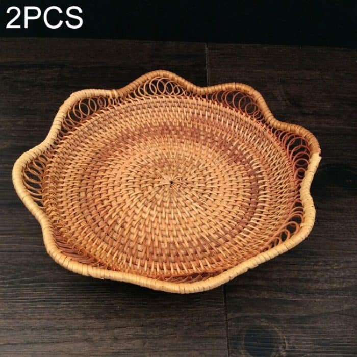 2 Stück / Set GP3 Geflochtener Aufbewahrungskorb für süßes Gemüse, Obst und Snacks – Bild 1