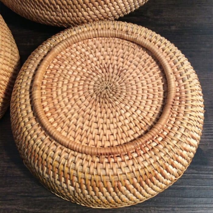 3 PCS Geflochtener süßer Gemüsefrucht-Snack-Aufbewahrungsbehälter-Ausstellungskorb – Bild 4