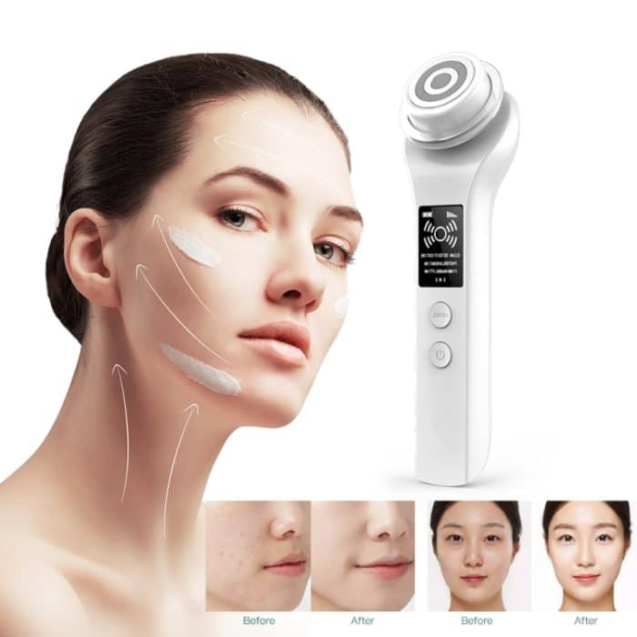 YJK059 Multifunktionales Farblicht-Einführungsinstrument Negativionen-Schönheitsinstrument, YJK059(White) – Bild 6