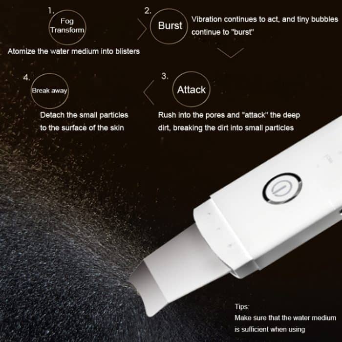 YJK063 Ultraschall-Ionenreiniger Mikrostrom-Massage-Beauty-Einführungsinstrument, YJK063(Silver) – Bild 7