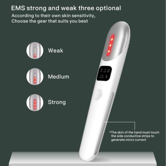 YJK019 Mikroelektrisches Massagegerät für schwarze Augenfalten und Augenschönheit, YJK019(Pink), YJK019(White) – Bild 8