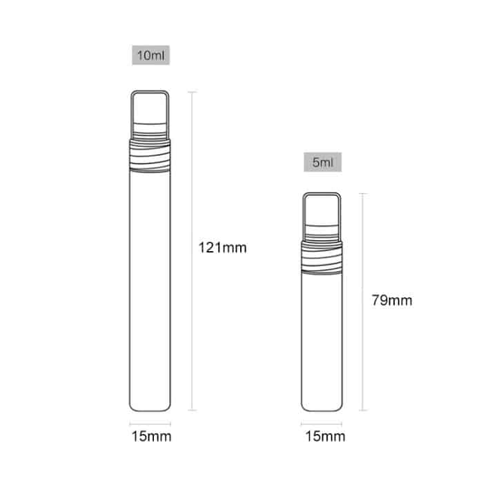 10 Stück 5 ml Desinfektionsmasken-Sprühflasche, leere Flasche, 5ml – Bild 4