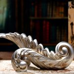 Blattform Kreative Rotweinregal-Abflussregal Flaschenhalter Ornament Resin Home Decoration – Bild 3