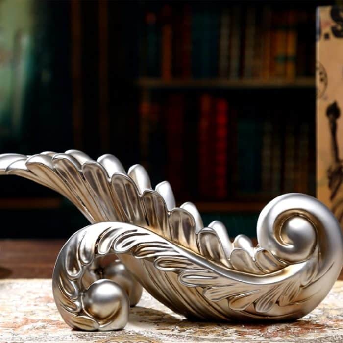 Blattform Kreative Rotweinregal-Abflussregal Flaschenhalter Ornament Resin Home Decoration – Bild 3