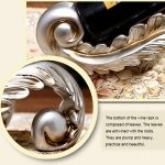Blattform Kreative Rotweinregal-Abflussregal Flaschenhalter Ornament Resin Home Decoration – Bild 6