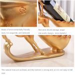 Kreative Sika Deer Form Wein Regal Abfluss Rack Flaschenhalter Wohnzimmer Ornamente Geschenk – Bild 5