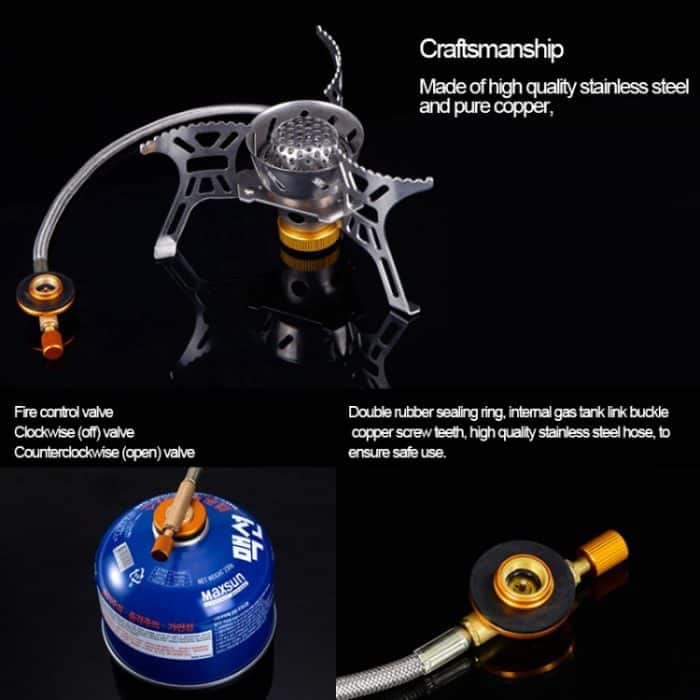 Tragbare Outdoor Split Typ 3700W Rucksack Anti-Blast Herd Kochutensilien – Bild 7