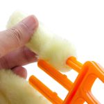 2 PCS Mikrofaserjalousien Reinigungsbürste Lamellenstaubreiniger Clip Fenster Klimaanlage Staubtuch – Bild 5
