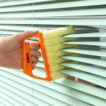 2 PCS Mikrofaserjalousien Reinigungsbürste Lamellenstaubreiniger Clip Fenster Klimaanlage Staubtuch – Bild 7