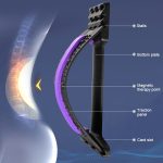 Lendenwirbel-Traktions-Dehnungsgerät, Haltungskorrektur, Taillenunterstützung, Wirbelsäule, Schmerzlinderung, Rückenmassage-Bahre, Black Green, Black Blue, Black Purple, Black Red, Red White, White Green, White Blue, White Purple – Bild 11