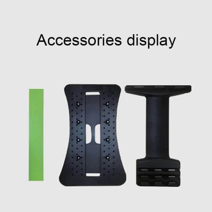 Lendenwirbel-Traktions-Dehnungsgerät, Haltungskorrektur, Taillenunterstützung, Wirbelsäule, Schmerzlinderung, Rückenmassage-Bahre, Black Green, Black Blue, Black Purple, Black Red, Red White, White Green, White Blue, White Purple – Bild 3