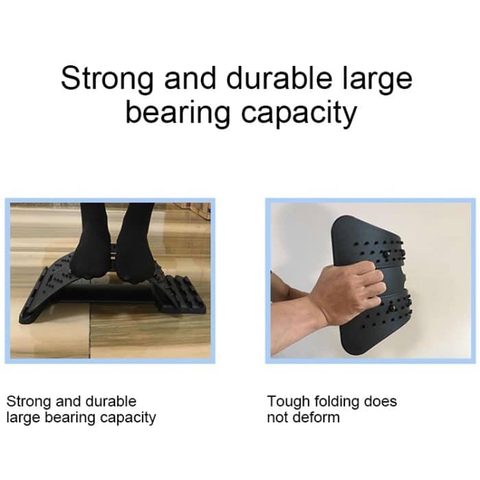 Lendenwirbel-Traktions-Dehnungsgerät, Haltungskorrektur, Taillenunterstützung, Wirbelsäule, Schmerzlinderung, Rückenmassage-Bahre, Black Green, Black Blue, Black Purple, Black Red, Red White, White Green, White Blue, White Purple – Bild 6