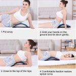 Lendenwirbel-Traktions-Dehnungsgerät, Haltungskorrektur, Taillenunterstützung, Wirbelsäule, Schmerzlinderung, Rückenmassage-Bahre, Black Green, Black Blue, Black Purple, Black Red, Red White, White Green, White Blue, White Purple – Bild 9