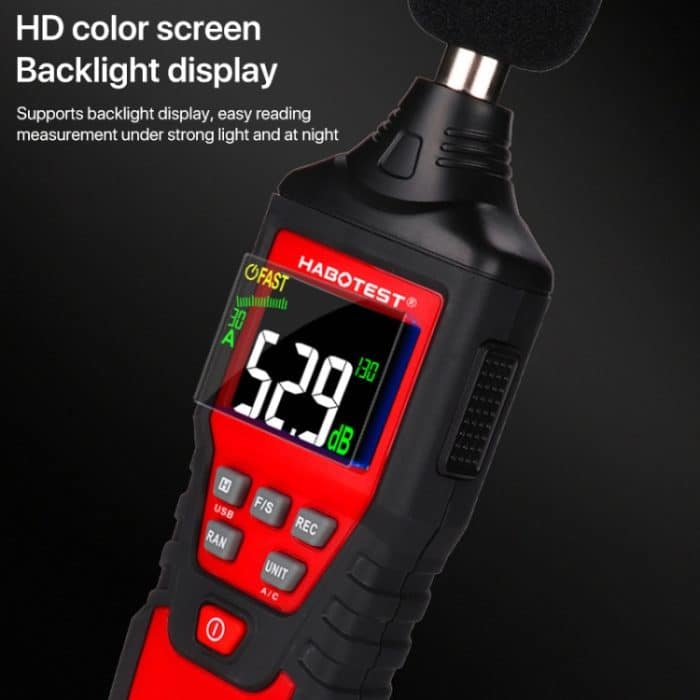 HABOTEST HT622B Hochpräziser digitaler Schallpegelmesser für den Haushalt – Bild 7