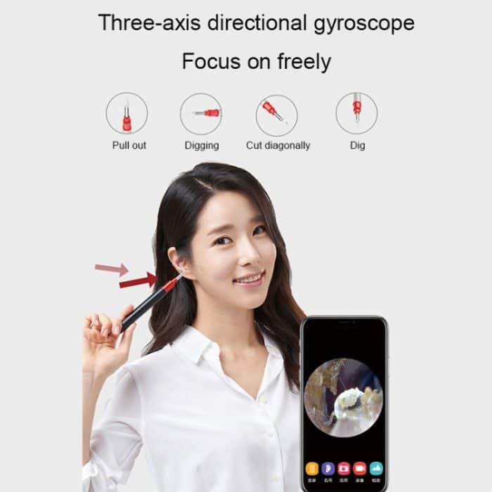 Bebird B1 Intelligentes visuelles HD-Ohrreiniger-Ohrenschmalz-Werkzeug, Standardversion, Standard Version – Bild 10