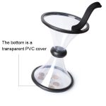 Vortex Bank Dekompression Transparenter Trichter Schwerkraft Rotierende Münzaufbewahrungsbox – Bild 4