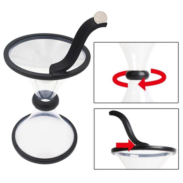 Vortex Bank Dekompression Transparenter Trichter Schwerkraft Rotierende Münzaufbewahrungsbox – Bild 7