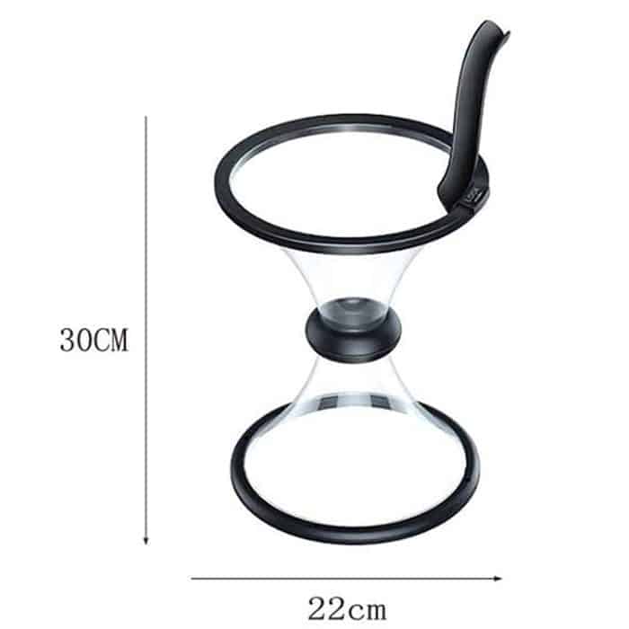 Vortex Bank Dekompression Transparenter Trichter Schwerkraft Rotierende Münzaufbewahrungsbox – Bild 9