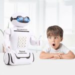 Multifunktionsroboter Sparschwein Schreibtisch Lampe Code Sparbüchse für Kinder