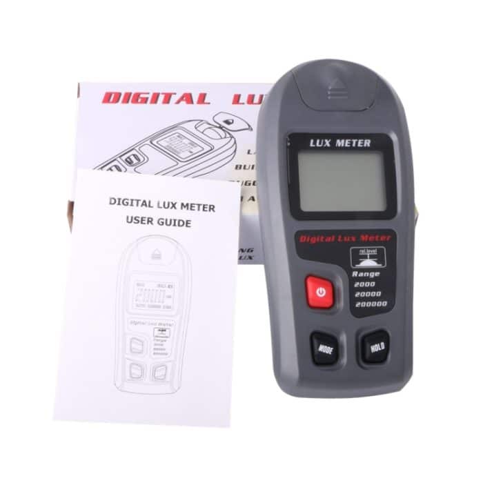 MT-30 LCD tragbares digitales Licht-Lux-Messgerät für Fabrik / Schule / Haus Verschiedene Anlässe, Reichweite: 0,1-200.000 Lux – Bild 6