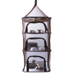 Multifunktions-faltbare vierschichtige Outdoor-Camping-Mesh-Trocknungsregal, Trocknernetz