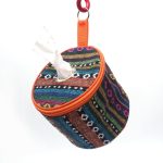 Outdoor Camping Faltbare Stoff-Aufbewahrungstasche aus Stoff im ethnischen Stil, Größe: 14,5 * 13 cm – Bild 2