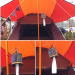 Outdoor Camping Faltbare Stoff-Aufbewahrungstasche aus Stoff im ethnischen Stil, Größe: 14,5 * 13 cm – Bild 8