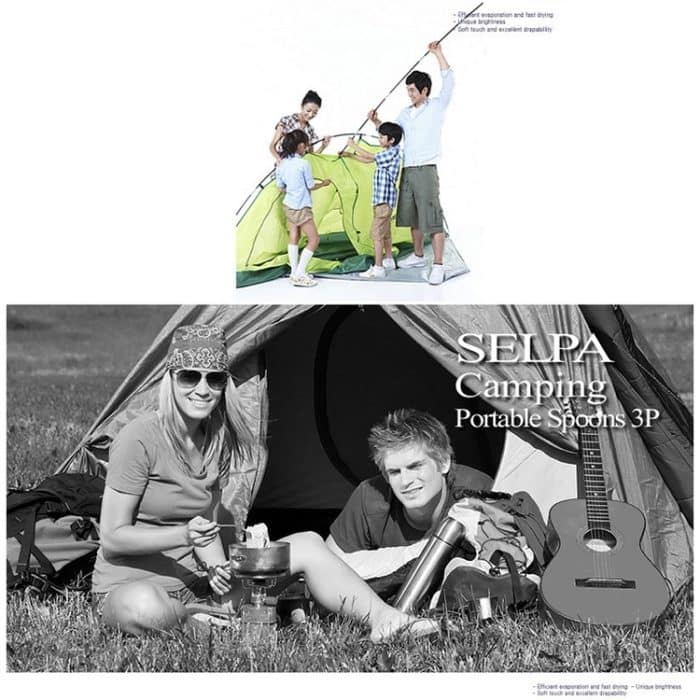 Dreiteiliges faltbares Outdoor-Besteck aus Edelstahl – Bild 8