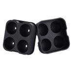 Kugelform 4-Gitter Silikon Eiswürfelform – Bild 2