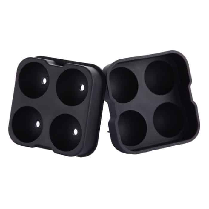 Kugelform 4-Gitter Silikon Eiswürfelform – Bild 2